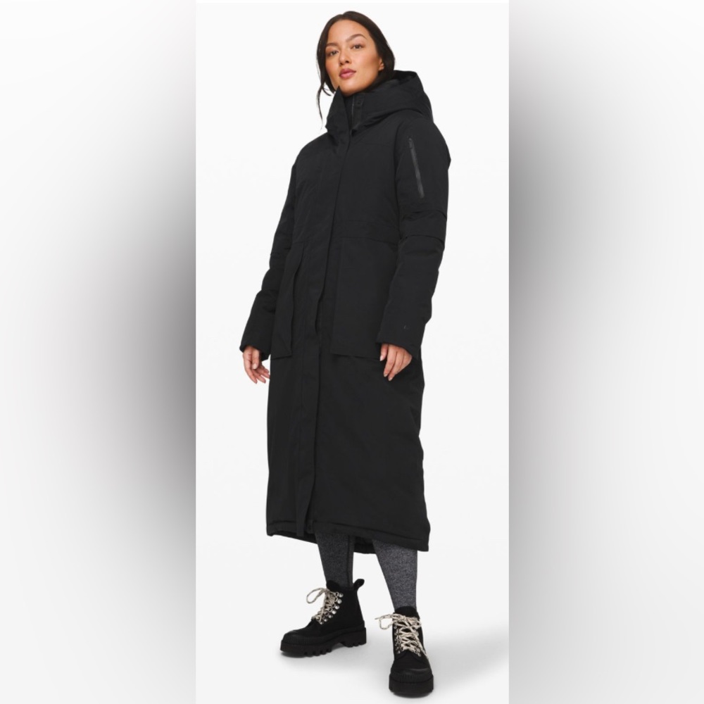 Lululemon Snow Warrior Long Parka - Black